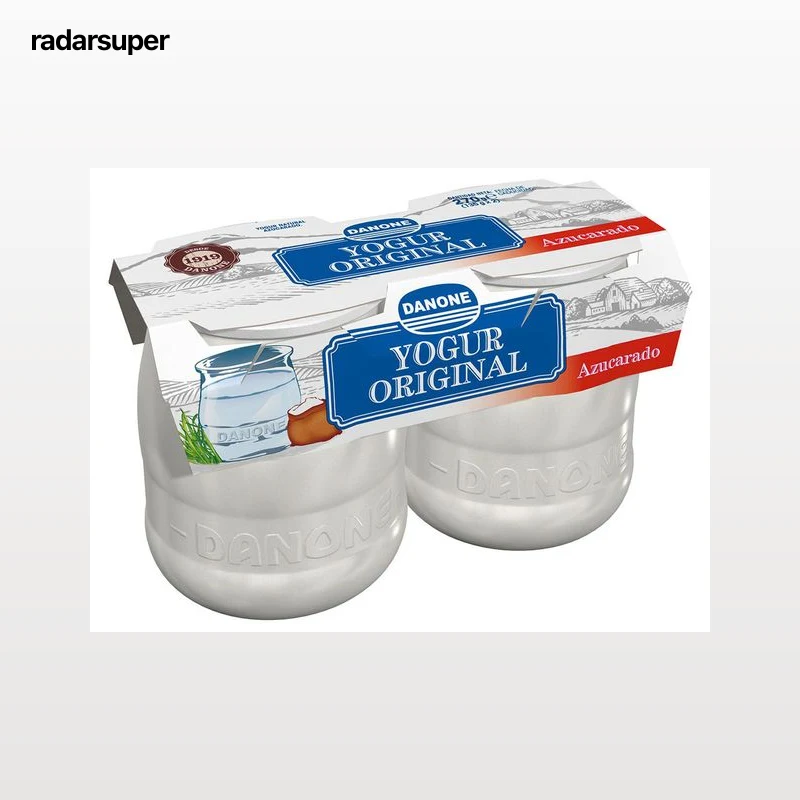 IOGURTE DANONE COPO VIDRO ORIGINAL NATURAL 2X135G