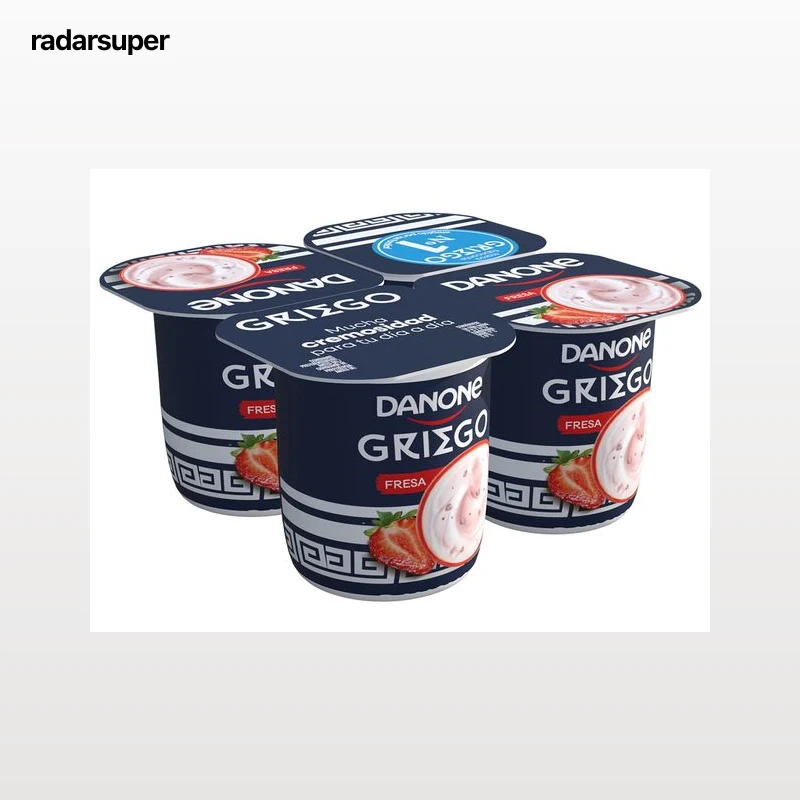 IOGURTE DANONE GREGO MORANGO 4X110G