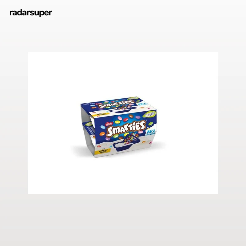 IOGURTE NESTLÉ SMARTIES BAUNILHA 2X128G