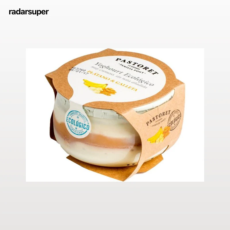 IOGURTE PASTORET BIOLÓGICO BANANA E BOLACHA 135G