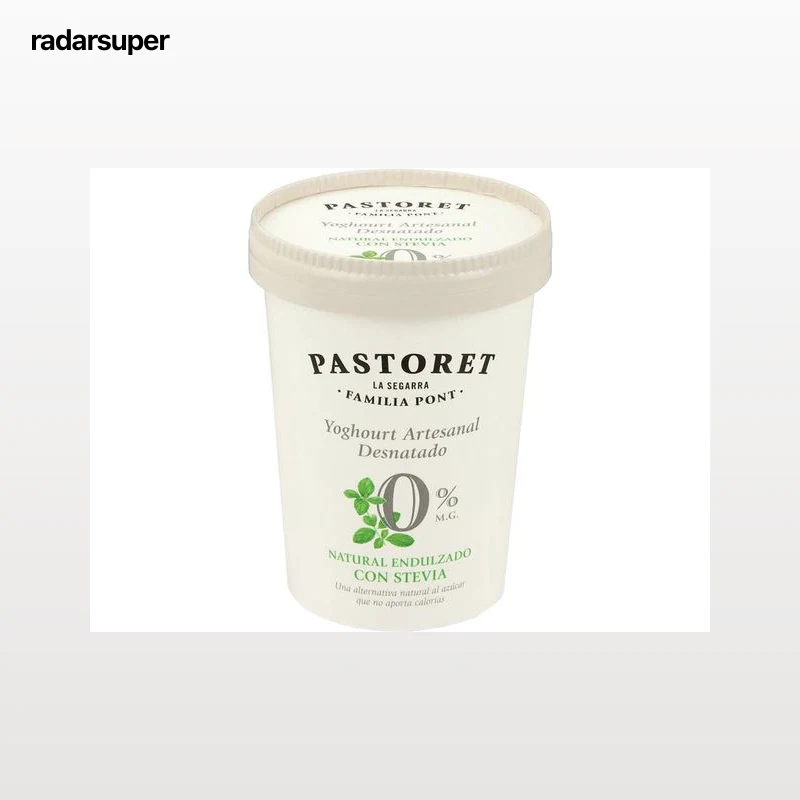 IOGURTE PASTORET NATURAL 0% COM STEVIA 500G