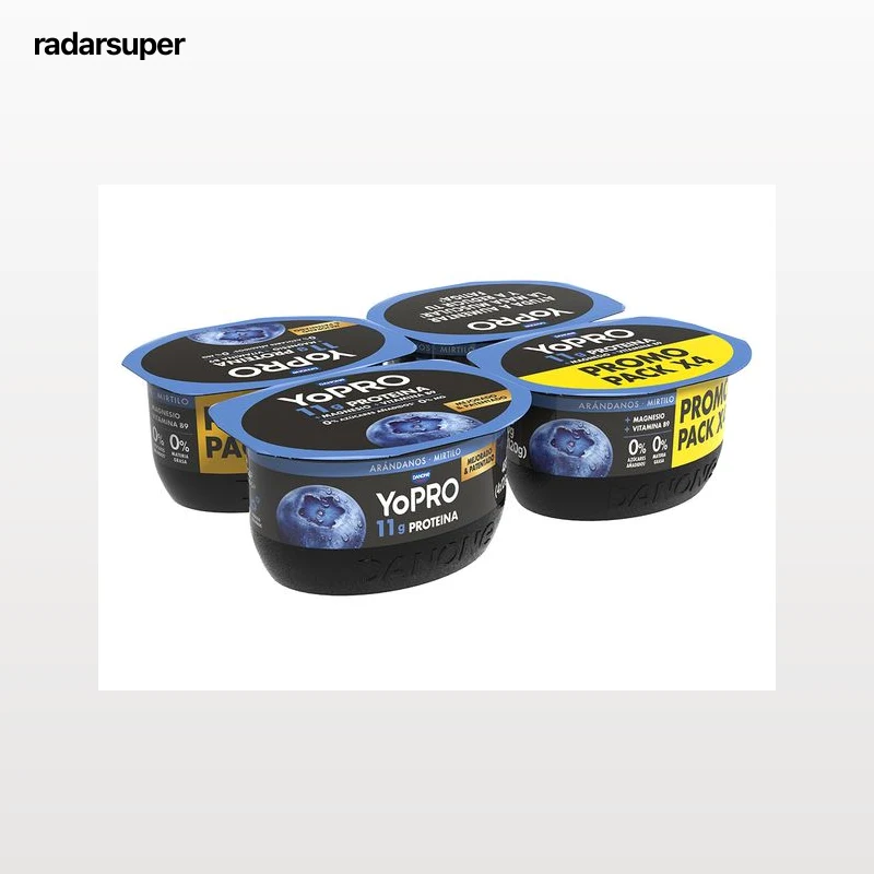 IOGURTE PROTEINA YOPRO MIRTILO 4X120G