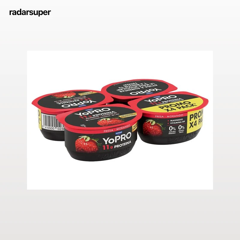 IOGURTE YOPRO MORANGO 4X120G