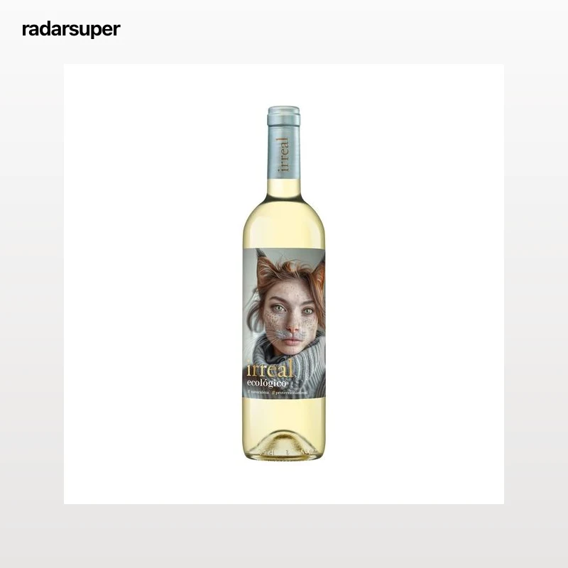 IRREAL Vino blanco ecológico botella 75 cl.