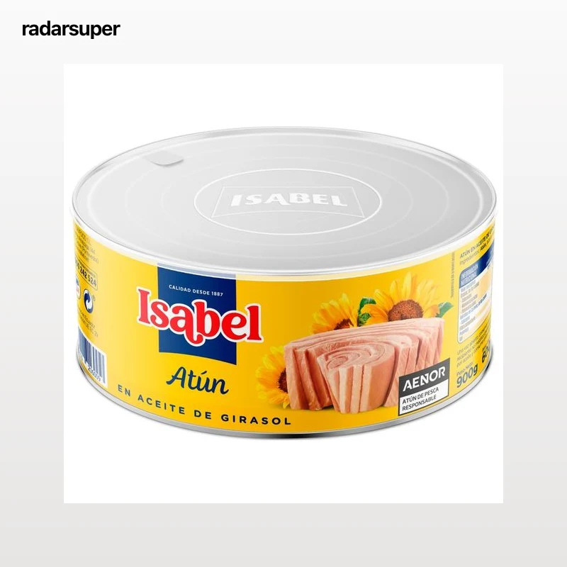 ISABEL Atún en aceite vegetal lata de 650 g.