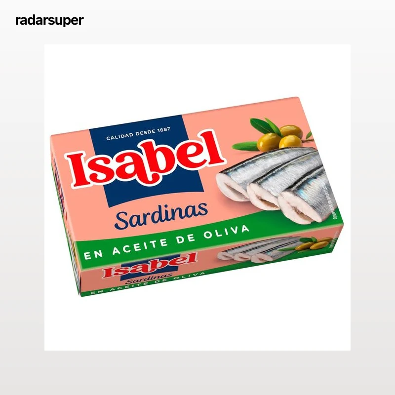 ISABEL Sardinas en aceite de oliva lata de 81 g.