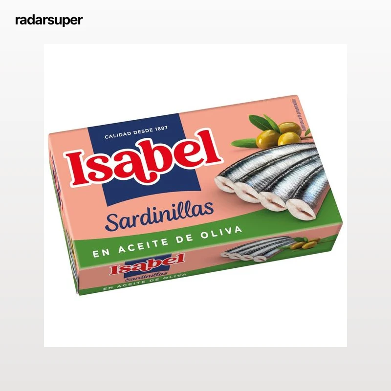 ISABEL Sardinillas en aceite de oliva lata de 57 g.