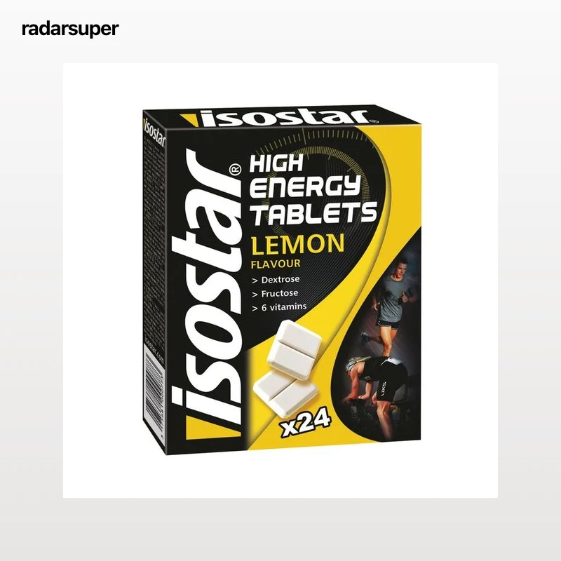 ISOSTAR Tabletas energéticas con sabor a limón ISOSTAR, 24 uds.