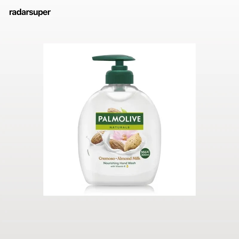 Jabón de manos líquido leche y almendra con hidratante Naturals Palmolive 300 ml.