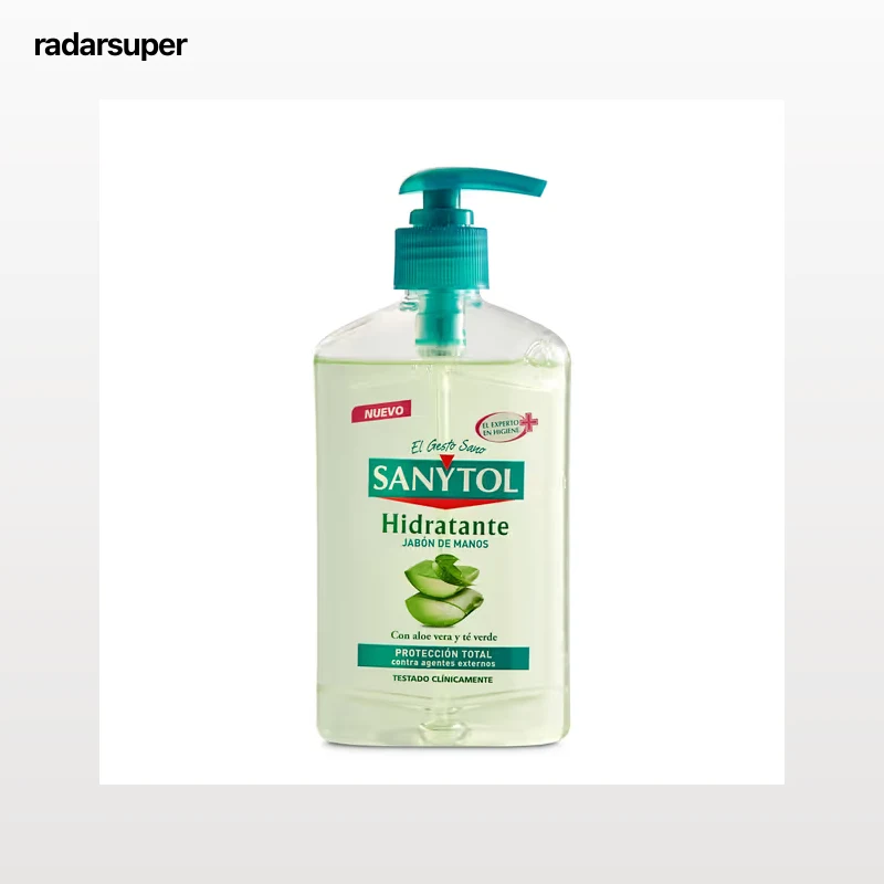 Jabón de manos con aloe vera Sanytol 250 ml