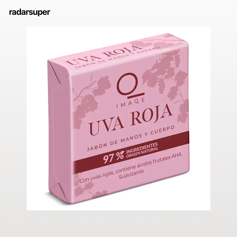 Jabón de manos y cuerpo solido con uva roja Dia Imaqe 100 g