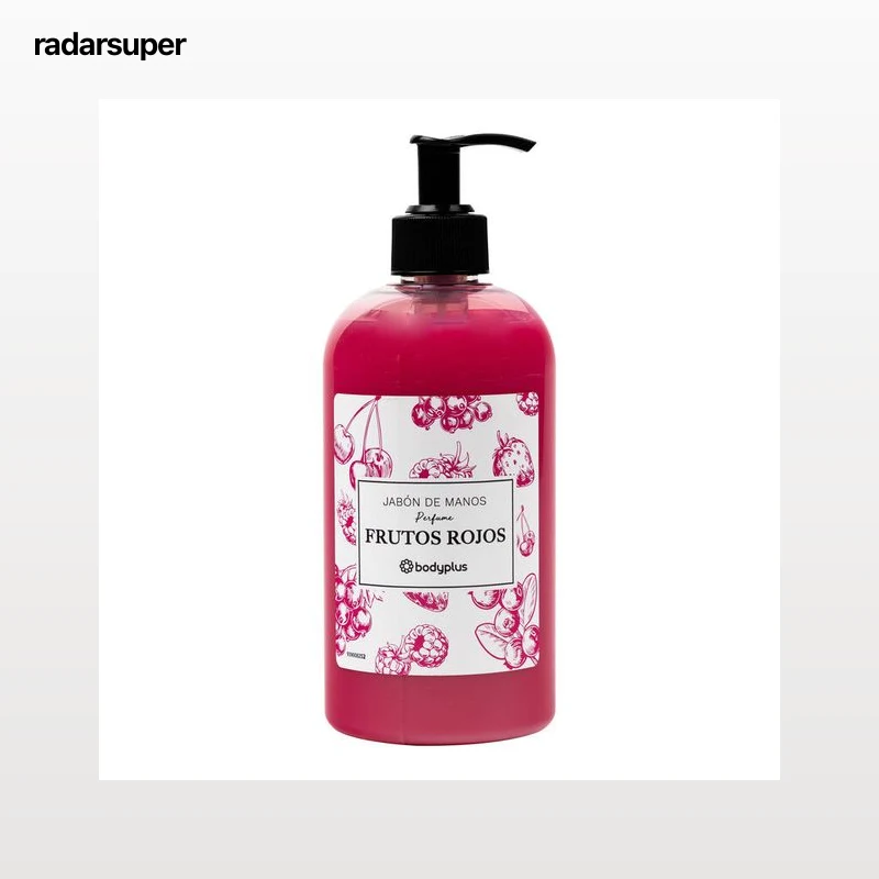 Jabón de manos con dosificador Bodyplus 500ml frutos rojos