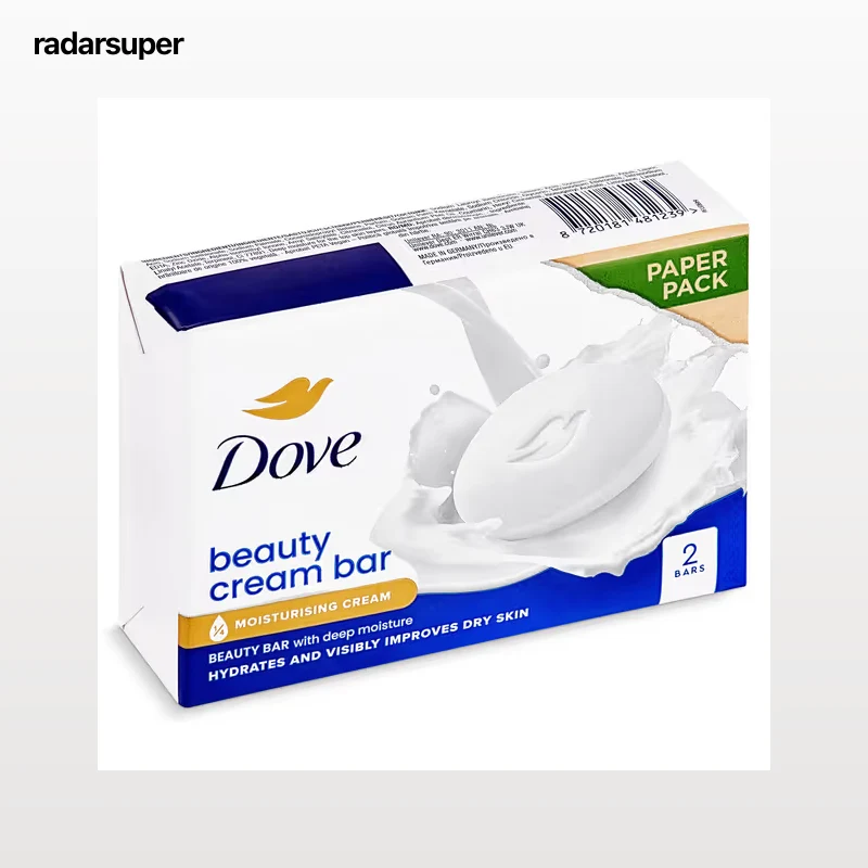 Jabón de manos en pastilla Dove 2 x 90 g