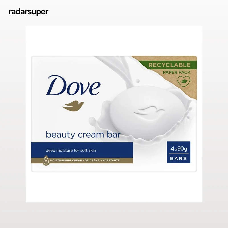 Jabon pastilla Dove 90gr 4 unidades