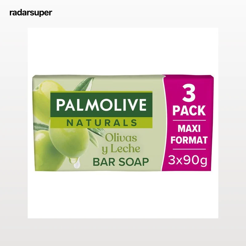 Jabón en pastilla Palmolive Moisture Care Olive con extractos de oliva 3x90g
