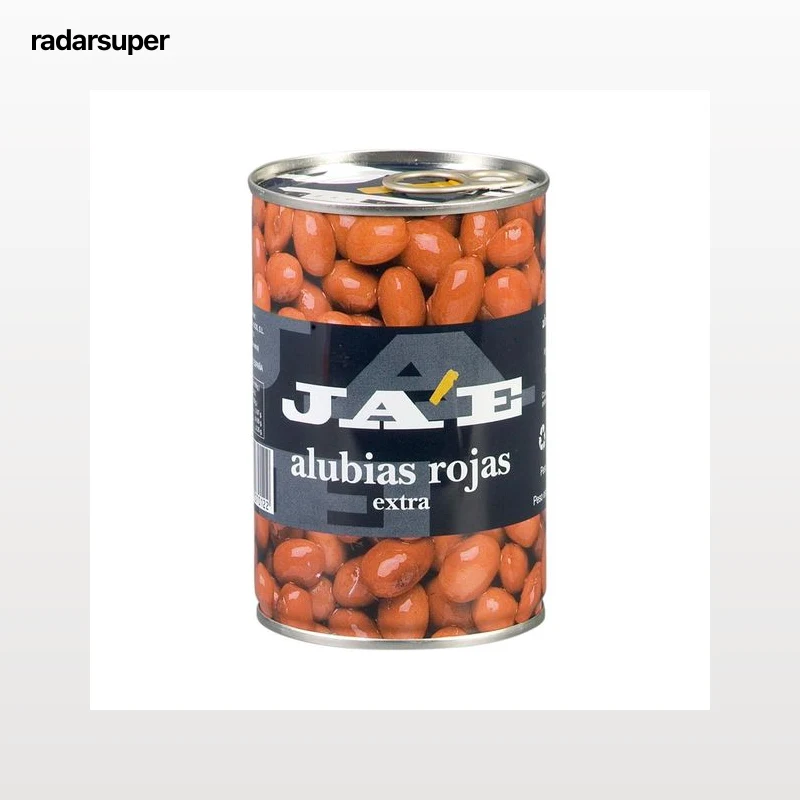 JAE Alubias rojas cocidas lata 250 g.