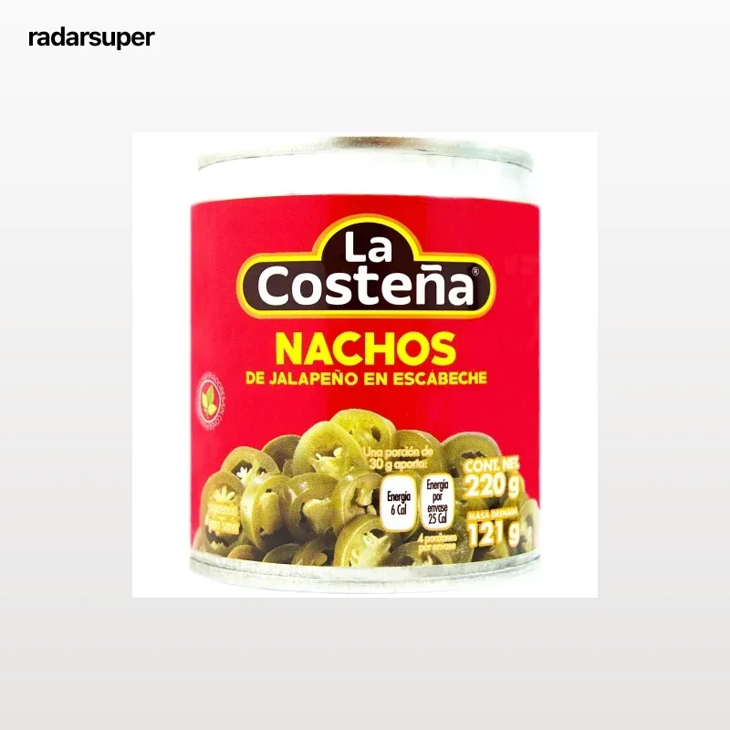 Jalapeños nachos La Costeña 121 g.