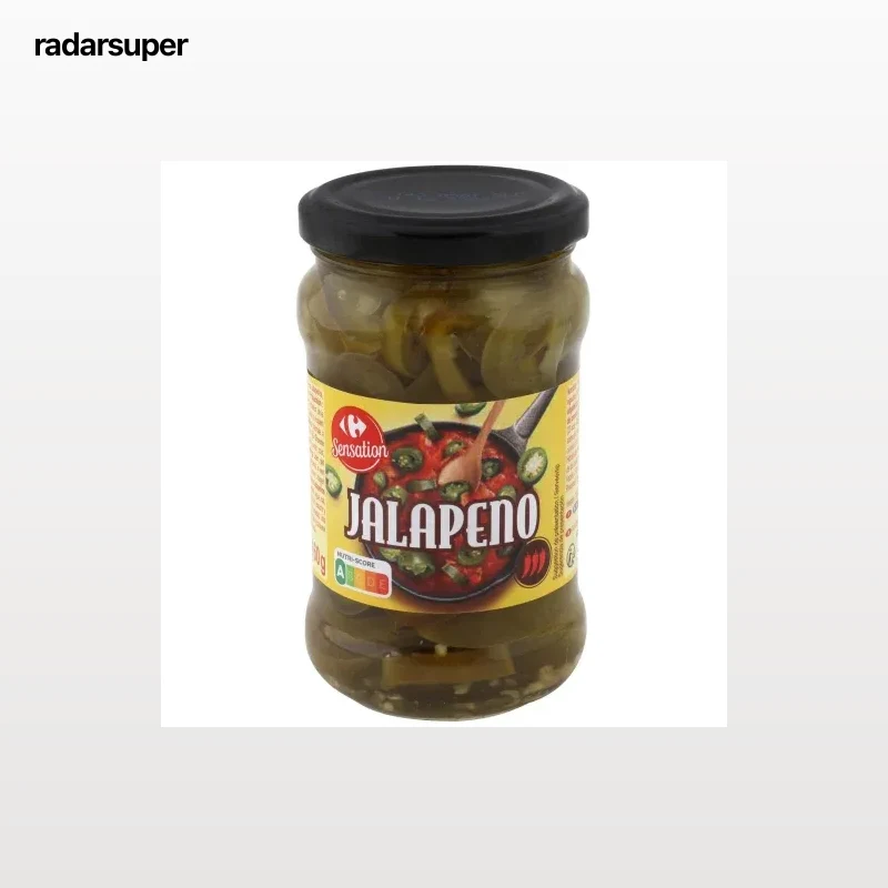 Jalapeños Sensation Carrefour 160 g.
