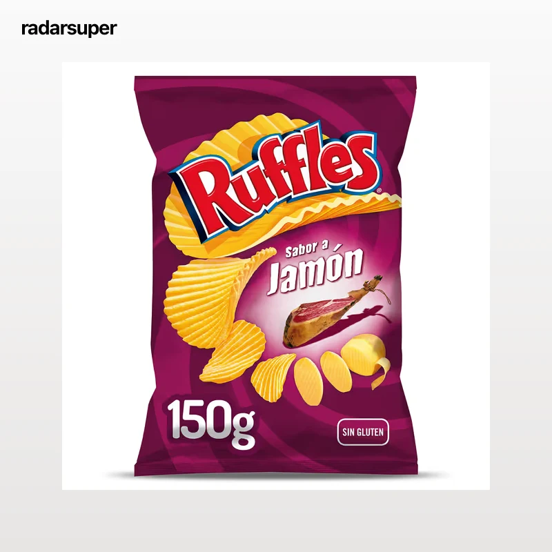 Ruffles jamón 150 g
