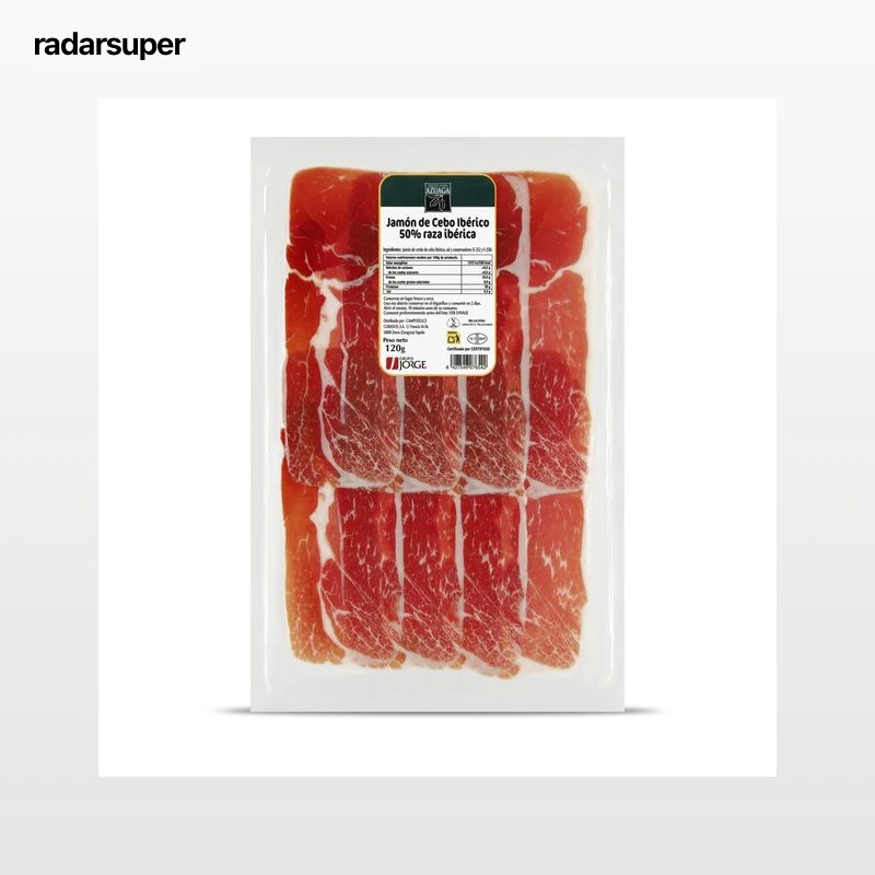 Jamón de cebo 50% raza ibérica Sierra Azuaga 120g