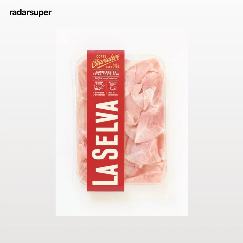 Jamón cocido corte extra fino La Selva 90g