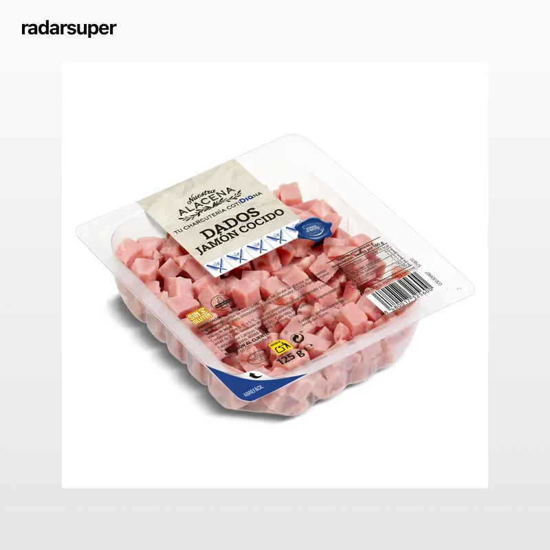 Jamón cocido en dados Dia Nuestra Alacena 125 g