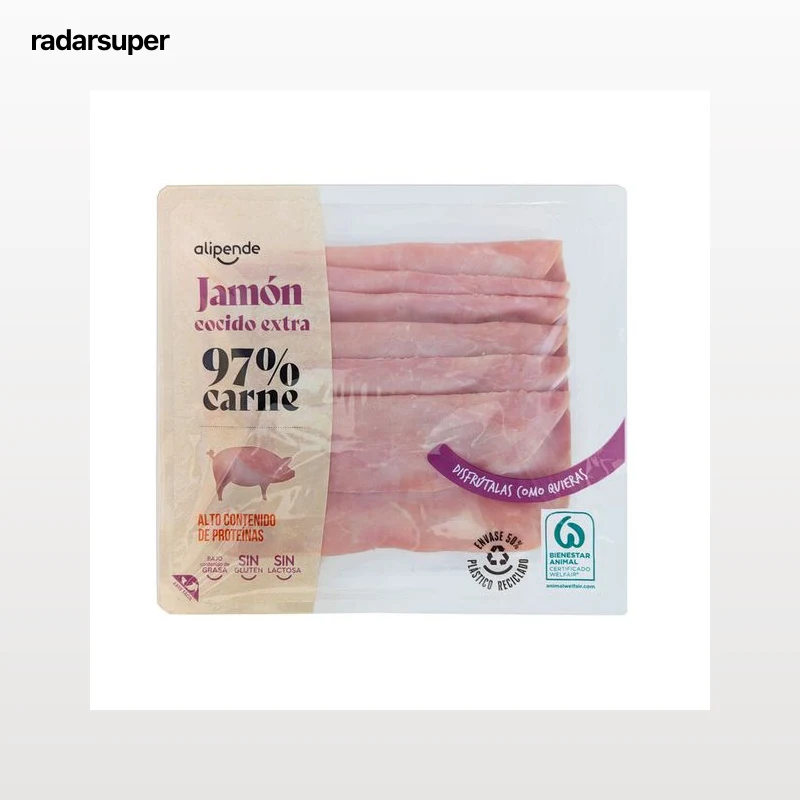 Jamón cocido extra Alipende 97% 150gr