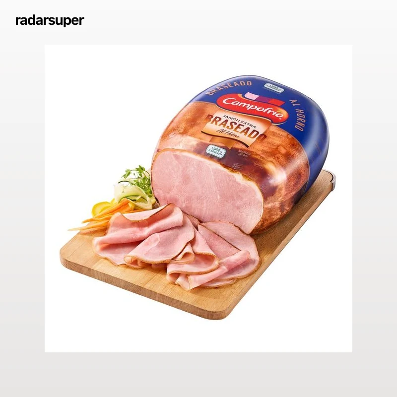 Jamón cocido extra con sabor ahumado CAMPOFRÍO - Loncha normal 2 a 3 mm