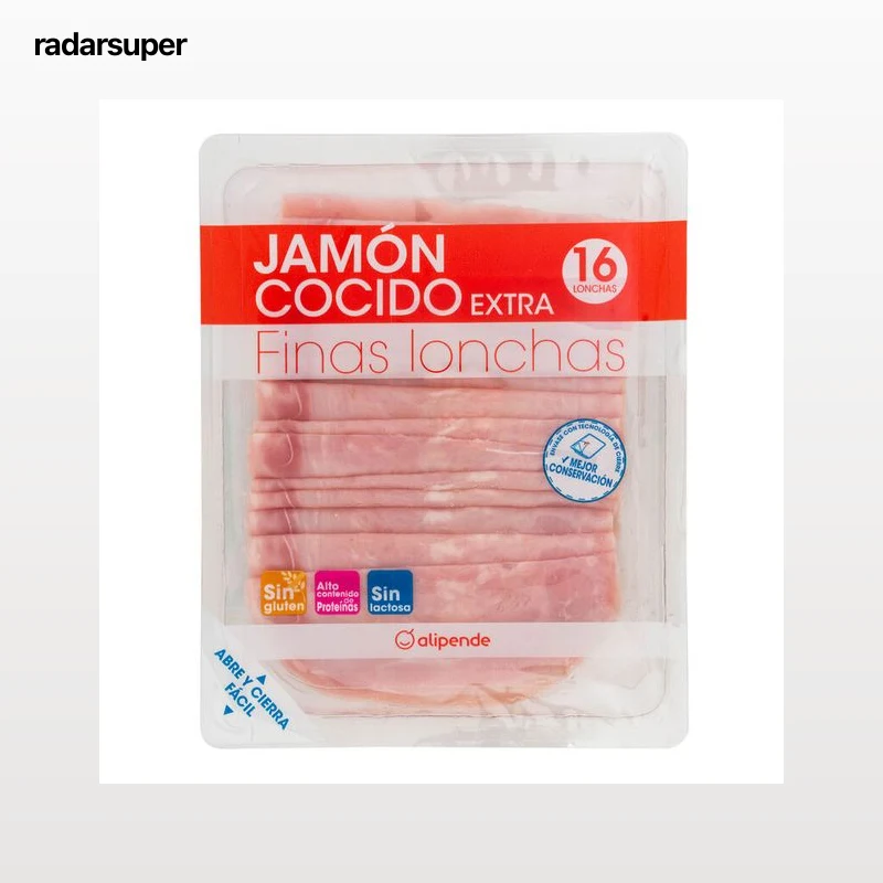 Jamón cocido finas lonchas Alipende 200g