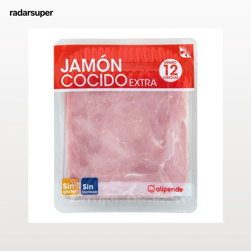 Jamón cocido en lonchas calidad extra Alipende 250g