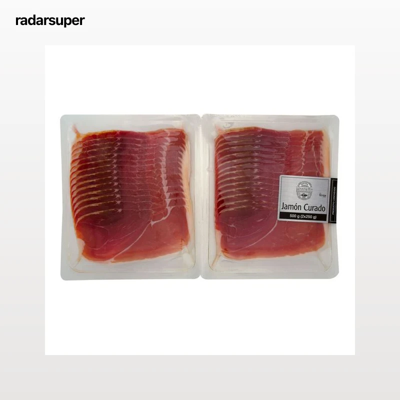 Jamón curado en lonchas Montaño pack 2 de 250g