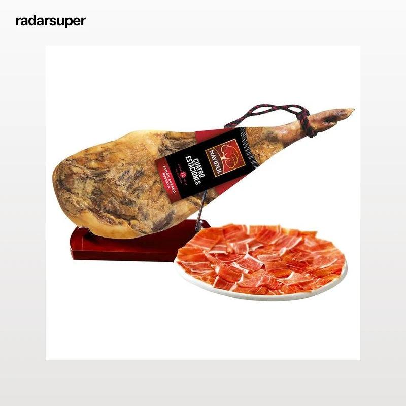 Jamón curado reserva, cortado a cuchillo NAVIDUL Cuatro estaciones - Loncha normal 2 a 3 mm