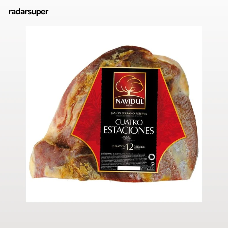 Jamón curado reserva NAVIDUL Cuatro estaciones - Loncha normal 2 a 3 mm