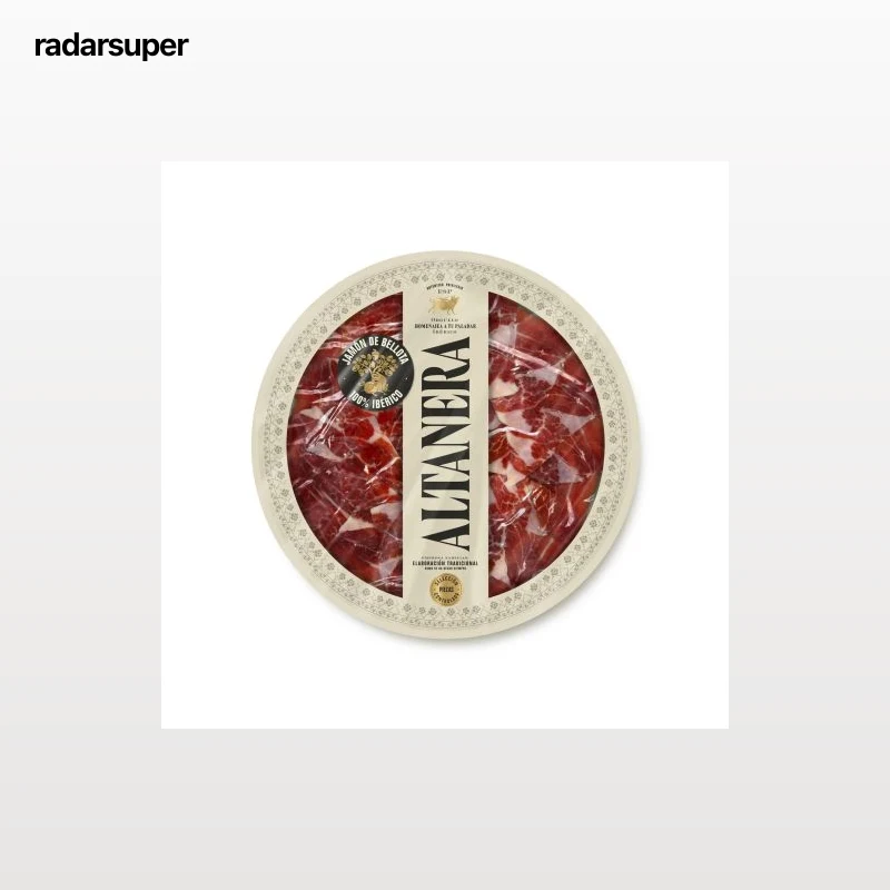 Jamón de Bellota Ibérica 100% Raza Ibérica en lonchas Altanera 90 g