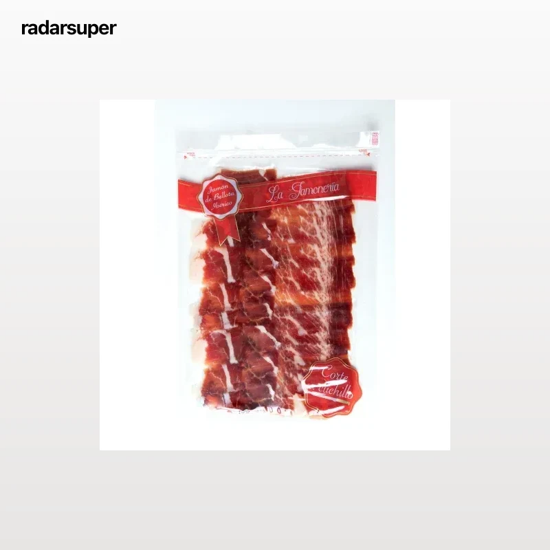 Jamón de Bellota Ibérico 50% Raza Ibérica cortado a cuchillo 80 g