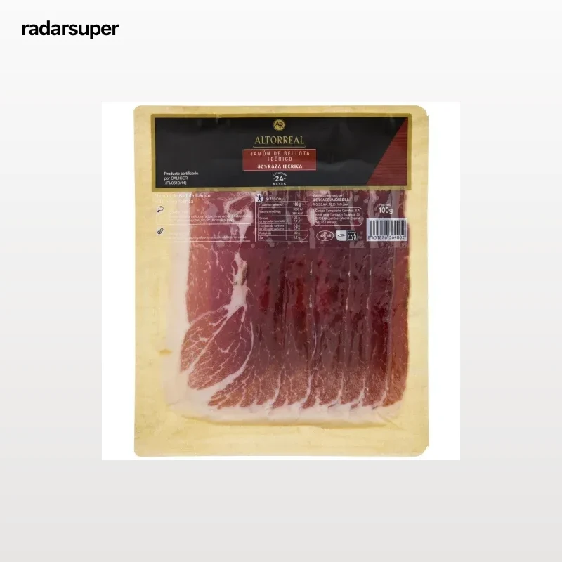 Jamón de Bellota Ibérico 50% Raza Ibérica en lonchas Altorreal 100 g