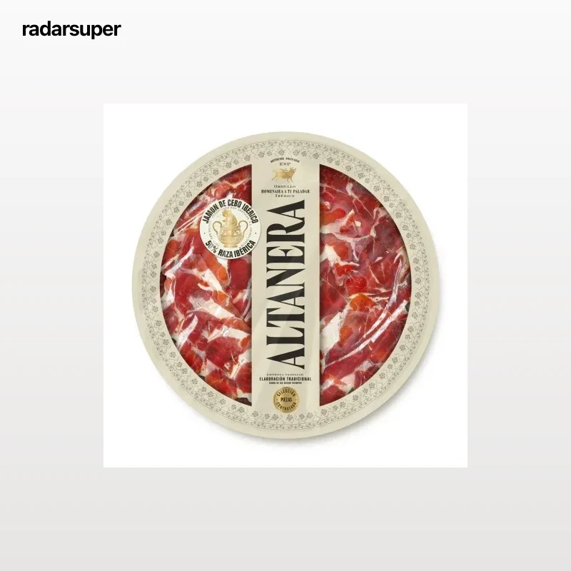 Jamón de Cebo Ibérico 50% Raza Ibérica en lonchas Altanera 90 g