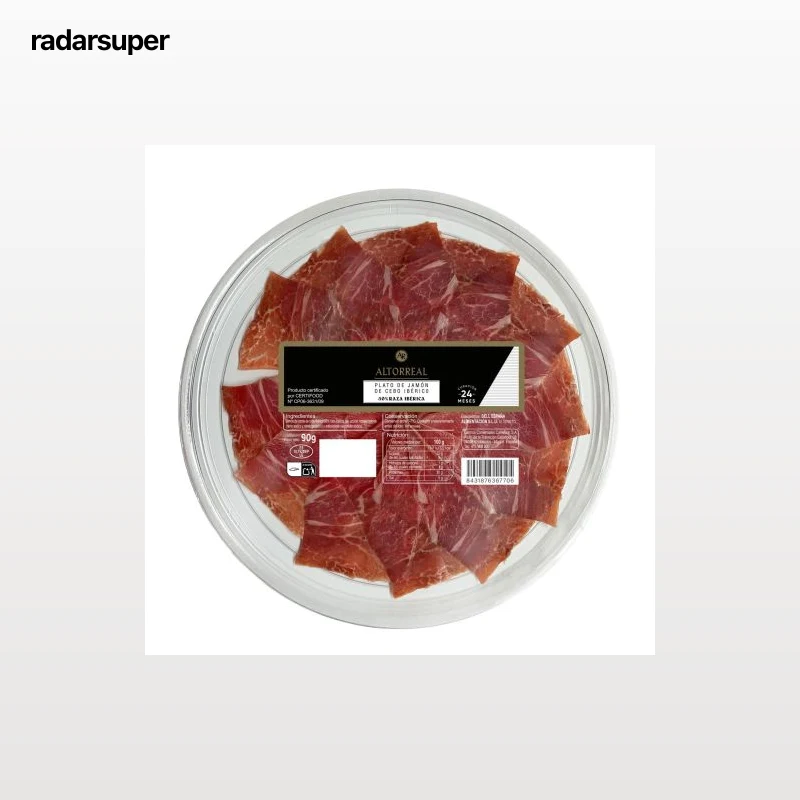 Jamón de Cebo Ibérico 50% Raza Ibérica en lonchas Altorreal 90 g
