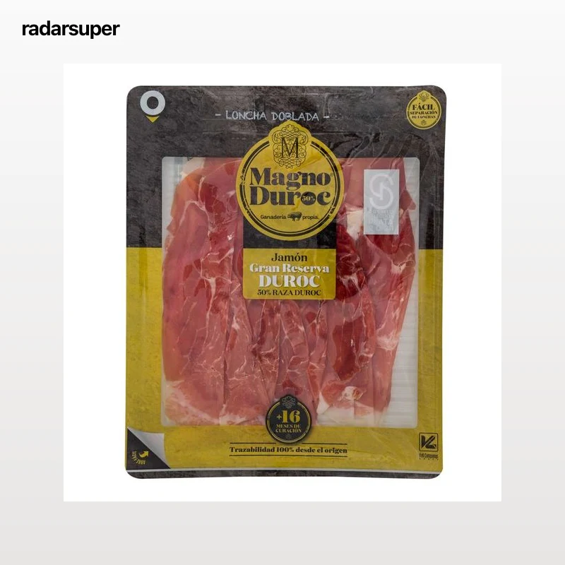 Jamón gran reserva duroc en lonchas Magno 90g