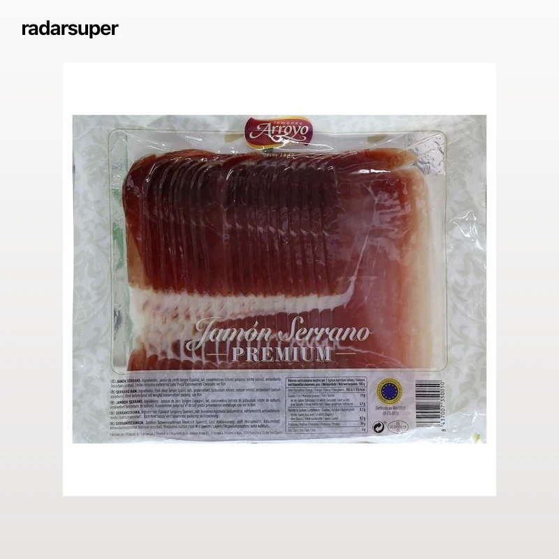JAMONES ARROYO Jamón curado loncheado 250 g.