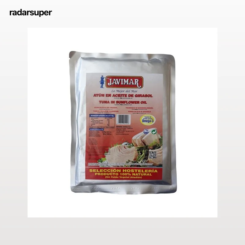 JAVIMAR Atún en aceite de girasol bolsa de 950 g.
