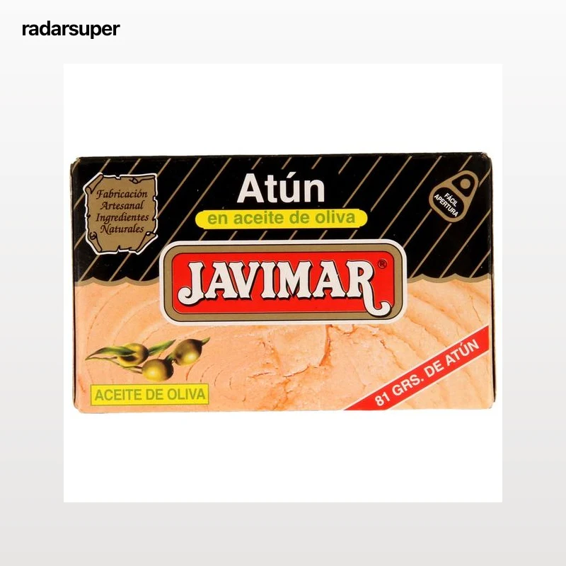JAVIMAR Atún en aceite de oliva lata de 81 g.