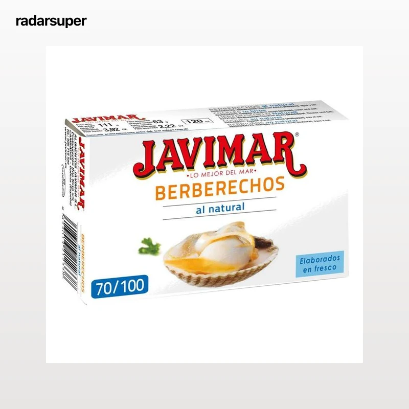 JAVIMAR Berberechos al natural 70/100 63 gr