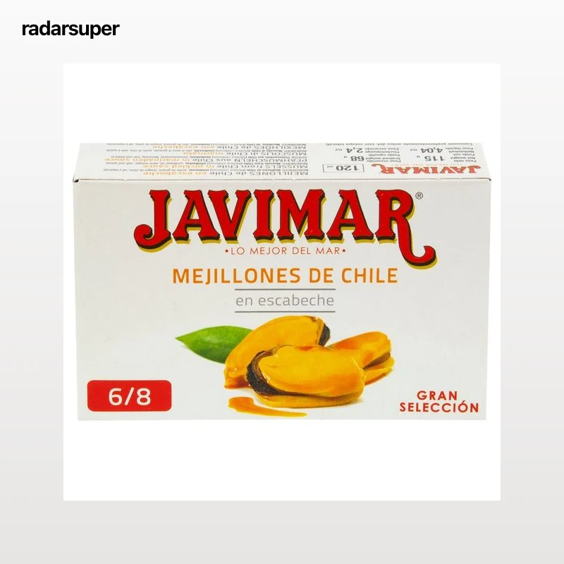 JAVIMAR Mejillones de chile en escabeche 68 g.