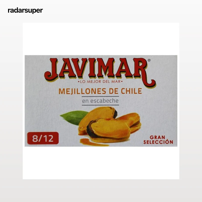JAVIMAR Mejillones de chile en escabeche 8/12 68 g.