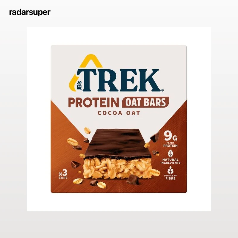 JB´S TREK Barritas de avena y cacao con alto contenido en proteína 3 uds.150 gr.