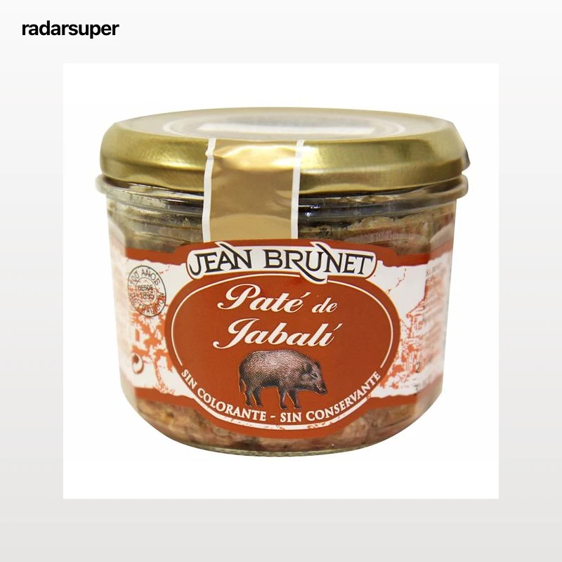 JEAN BRUNET Paté de jabalí frasco de 180 g.