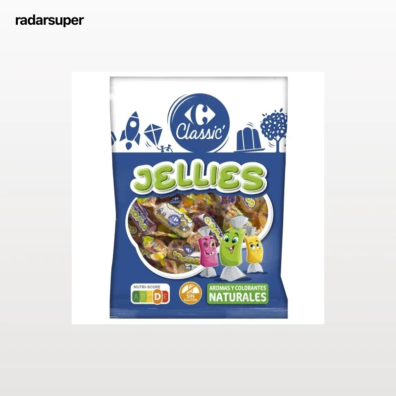 Jellies de goma Carrefour Classic sin gluten 200 g.