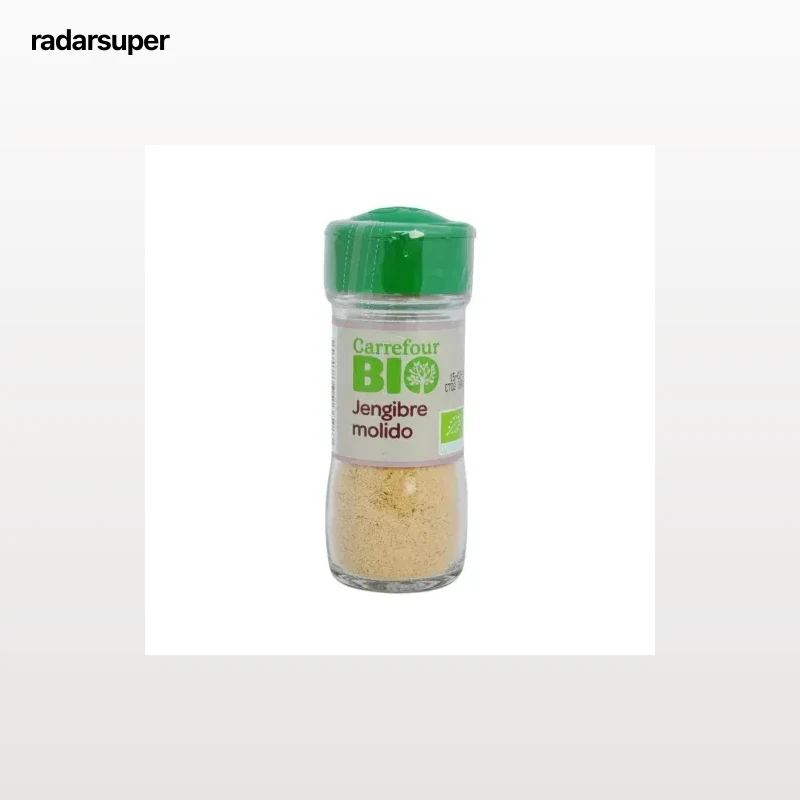 Jengibre molido ecológico Carrefour Bio 25 g.
