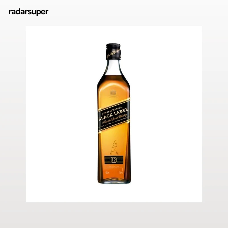 JOHNNIE WALKER Black label  Whisky blended escocés 12 años 70 cl.